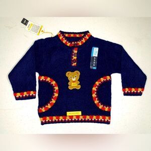 Blue Mico Fashion Teddy Sweater